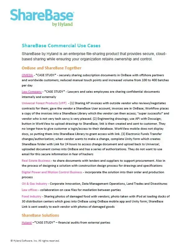 ShareBase, Commercial, Kyocera, Software, Document Management, Mega Business Systems
